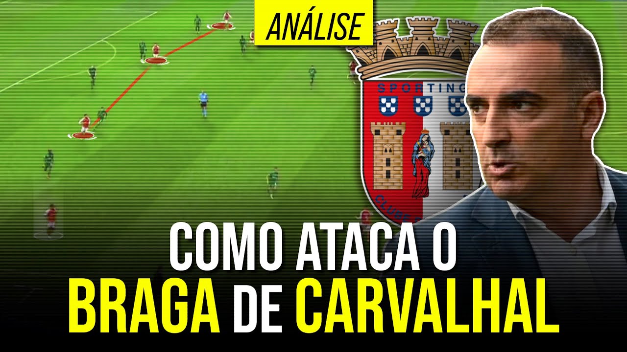 A T&Aacute;TICA DE CARVALHAL PARA ATACAR | AN&Aacute;LISE DO ESTILO DE JOGO DO SC BRAGA 2021-22