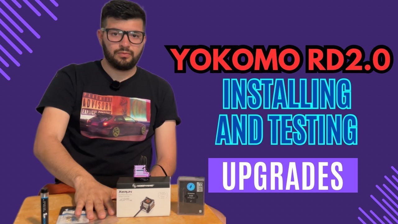 Installing Hobbywing XD-10 Pro ESC in my Yokomo RD 2.0 + chassis talk and testing it at SlideWorx RC
