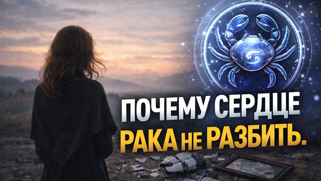 Почему знаку РАК НЕ РАЗБИТЬ сердце.