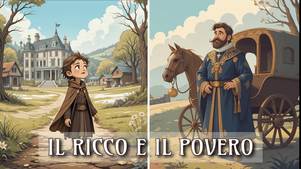 🇮🇹 LE FIABE DEI FRATELLI GRIMM – Il ricco e il povero – Audiolibro della Fiaba