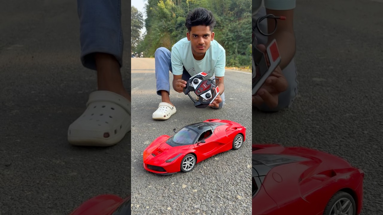 Rc Suto Rickshaw And Big Remote Wala Ferrari Car Unboxing 🔥￼