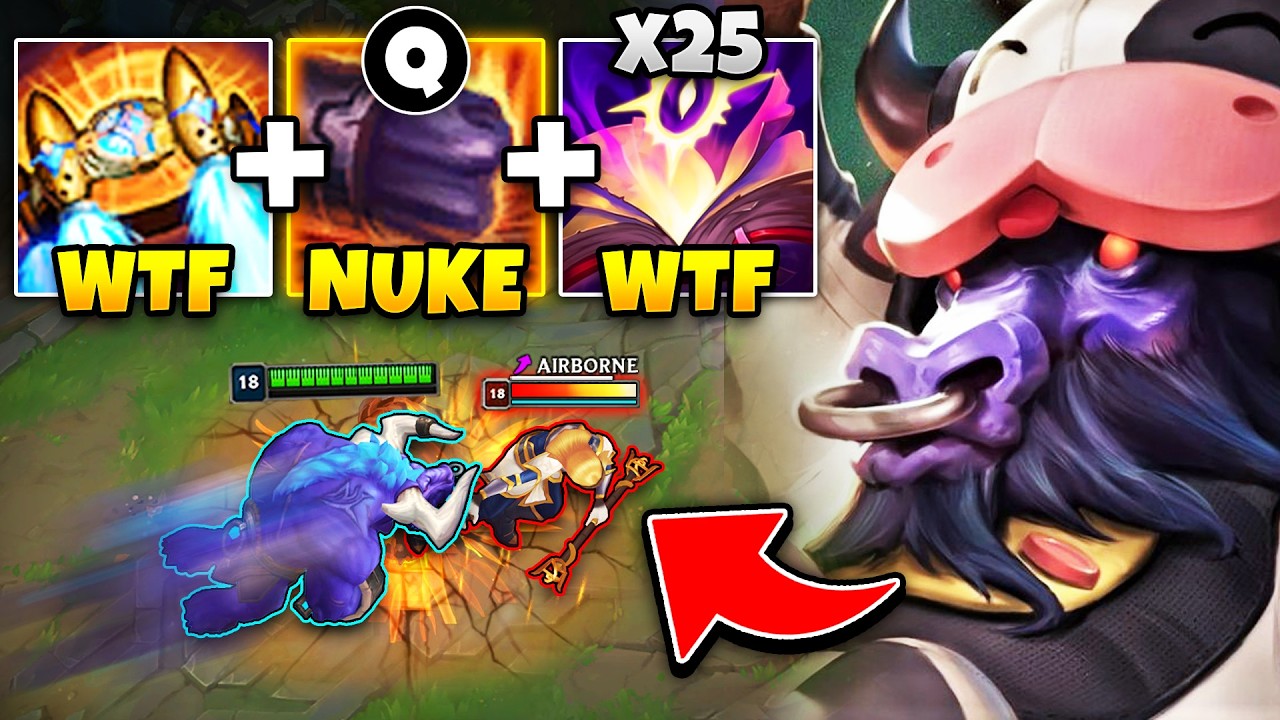 This might actually be the most unfair build in League of Legends... (ONE SHOT ALISTAR)