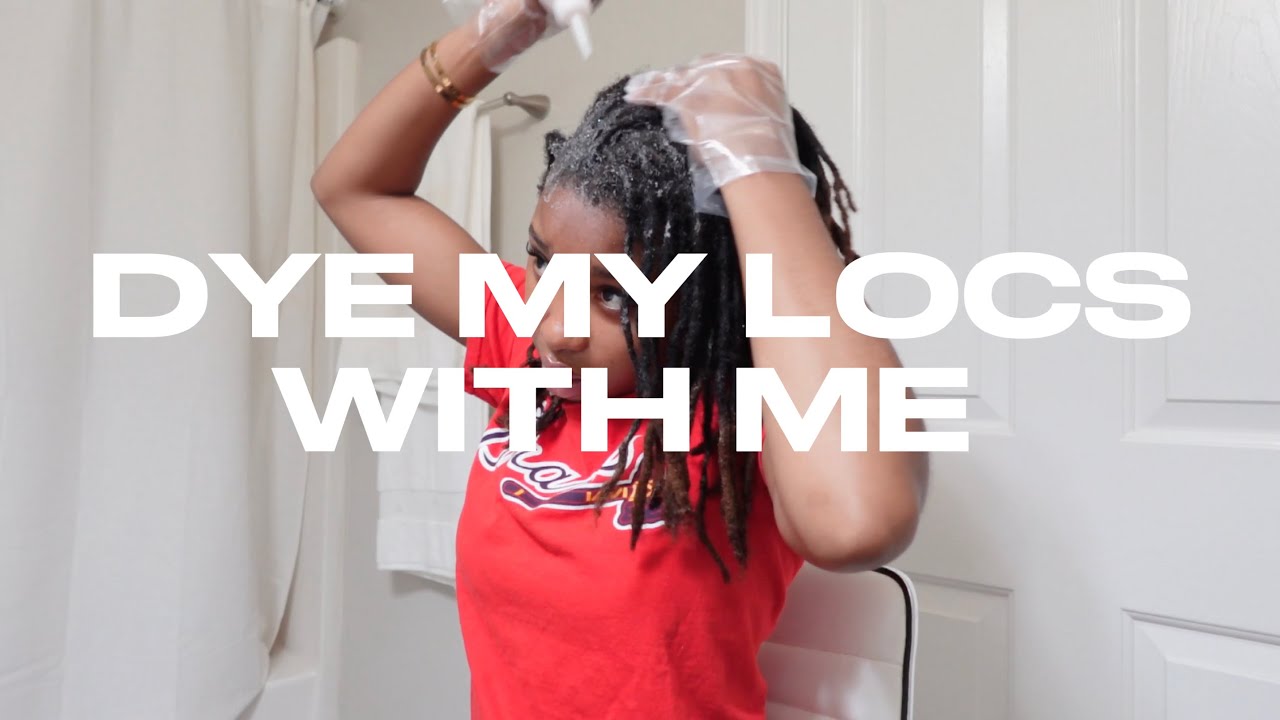 🍒 loc tutorial | dye my 3 yr old locs with me using NO BLEACH | honey blonde