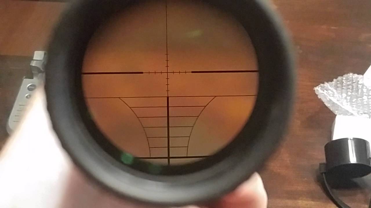 Trinity Force 3-12x50 scope with rangefinder redical