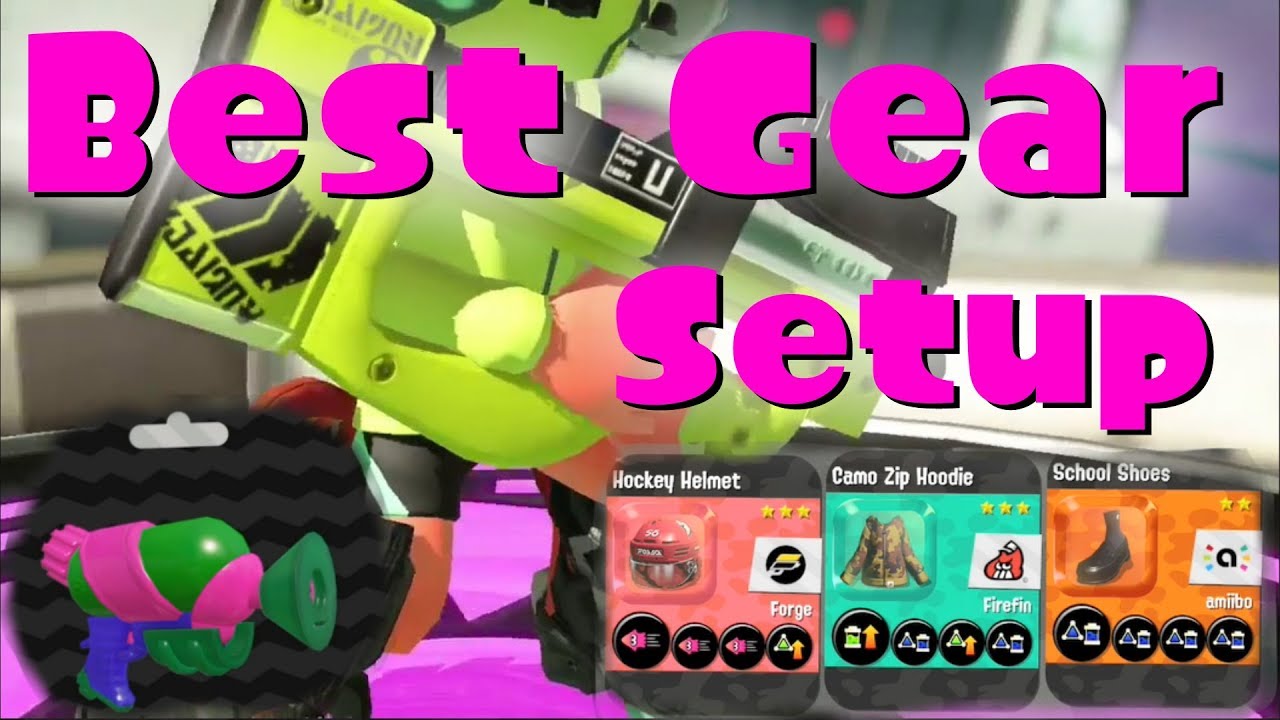 [Splatoon 2] S+ NO deaths!  Best gear setup for Splattershot!