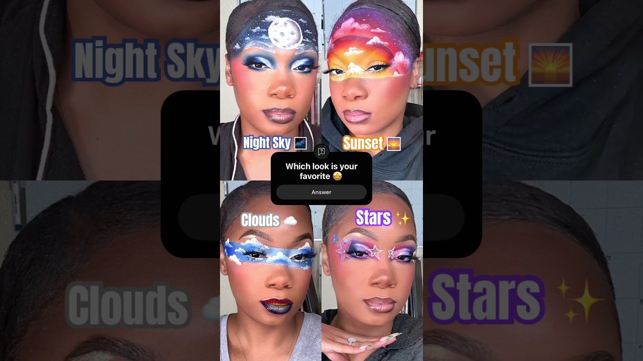 Which over the top makeup glam is your favorite 😍✨