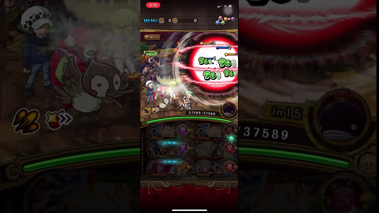 (OPTC) Kaido Vs. Bullet 6+ Skull Island 50 Stam