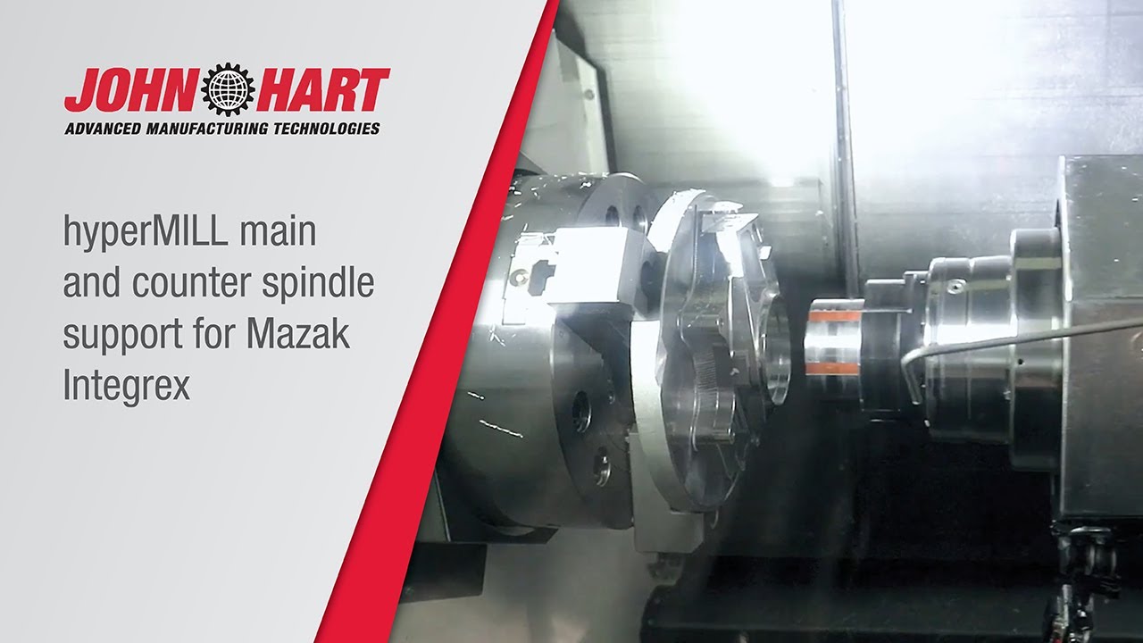 hyperMILL main and counter spindle support for Mazak Integrex