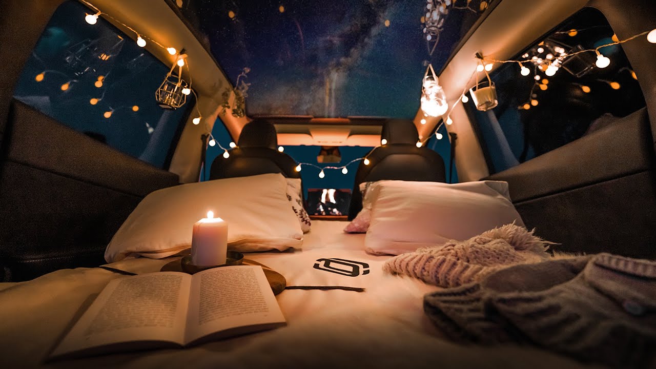Sleeping in a 2022 Tesla Model Y