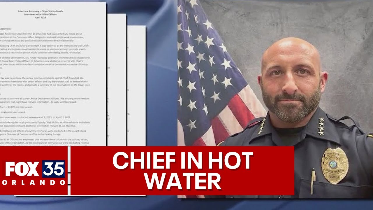 Police chief accused of sexual harassment