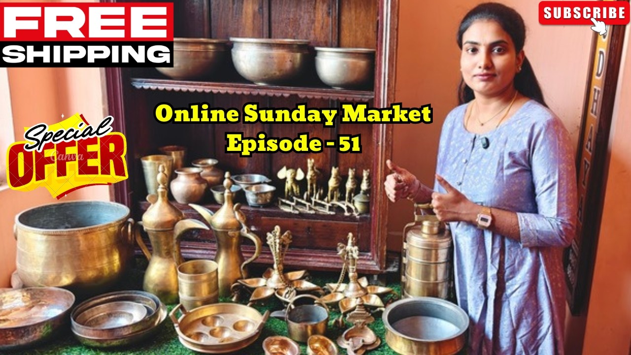 SundayMarket-51 Old Antique bronze & brass items for sale | Free delivery |@UdhayaAntique #viral 