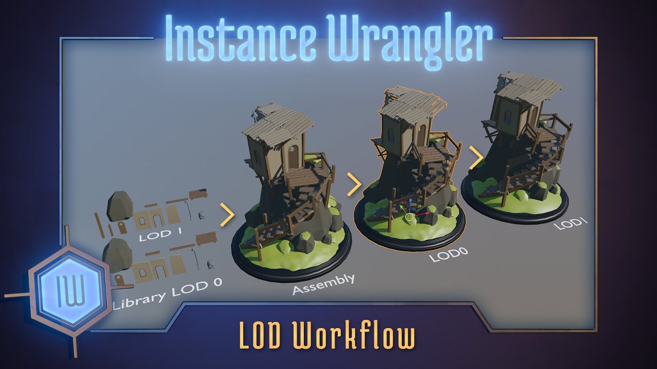 Instance Wrangler: LOD Workflow