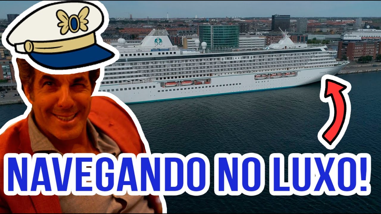 Conheça o Crystal Serenity, um navio de luxo que cruza o Báltico.