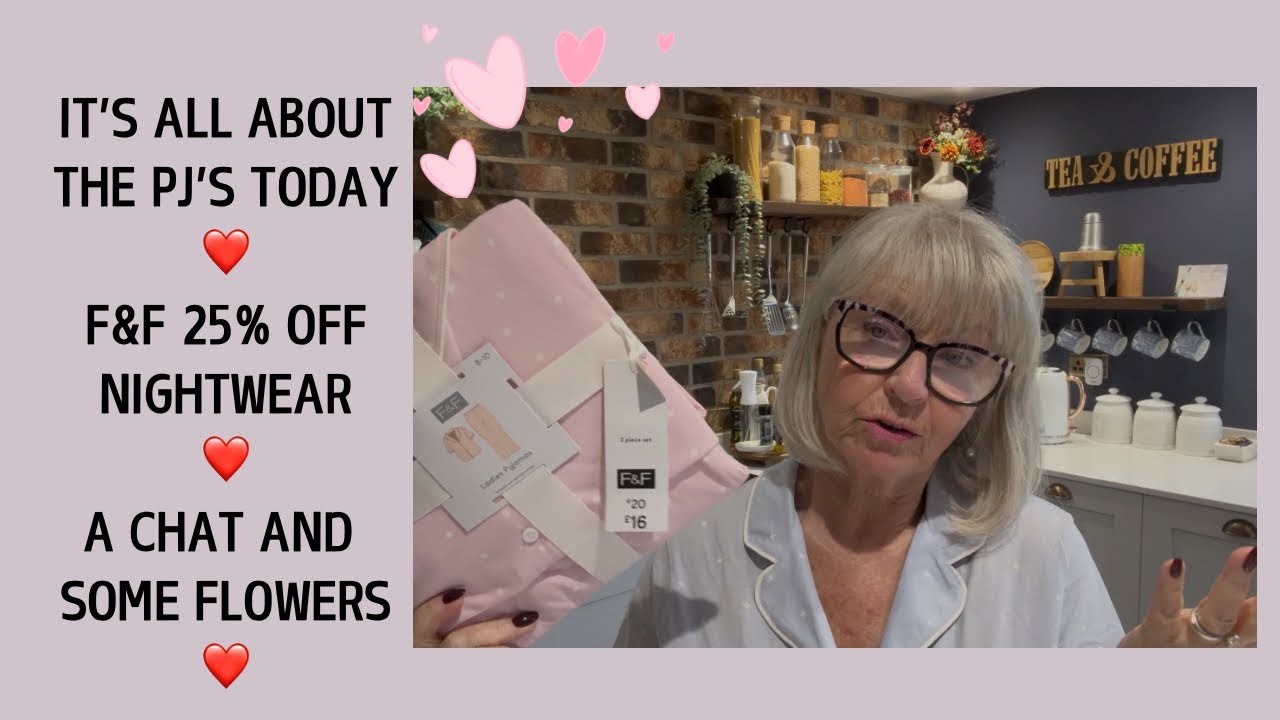 F&F 25% OFF ALL NIGHTWEAR ❤️ IT’S ALL ABOUT THE PJ’S ❤️ HURRY, go grab yourself a bargain ❤️