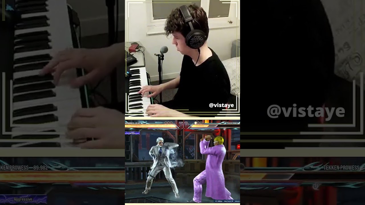 Perfect Tekken Round using a Piano as a Controller!