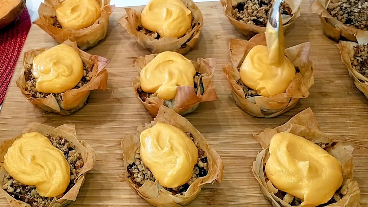 Mouth Melting Phyllo Pastry Cups! One Bite Satisfaction!
