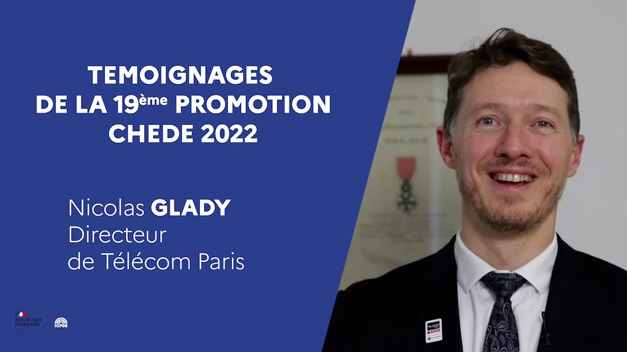 CHEDE 2022 : t&eacute;moignage de Nicolas Glady