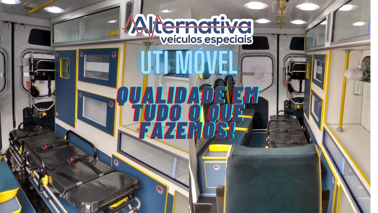 AMBULÂNCIA UTI MÓVEL COM QUALIDADE TOTAL - CLIENTE SATISFEITO | Alternativa Veículos Especiais