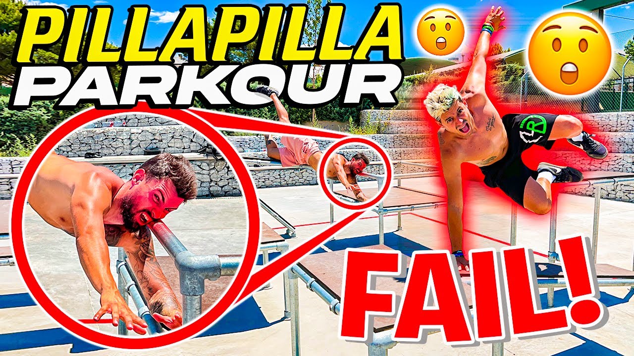 COMPETICIÓN de PILLA PILLA PARKOUR *ACABA con LESIÓN🤕*
