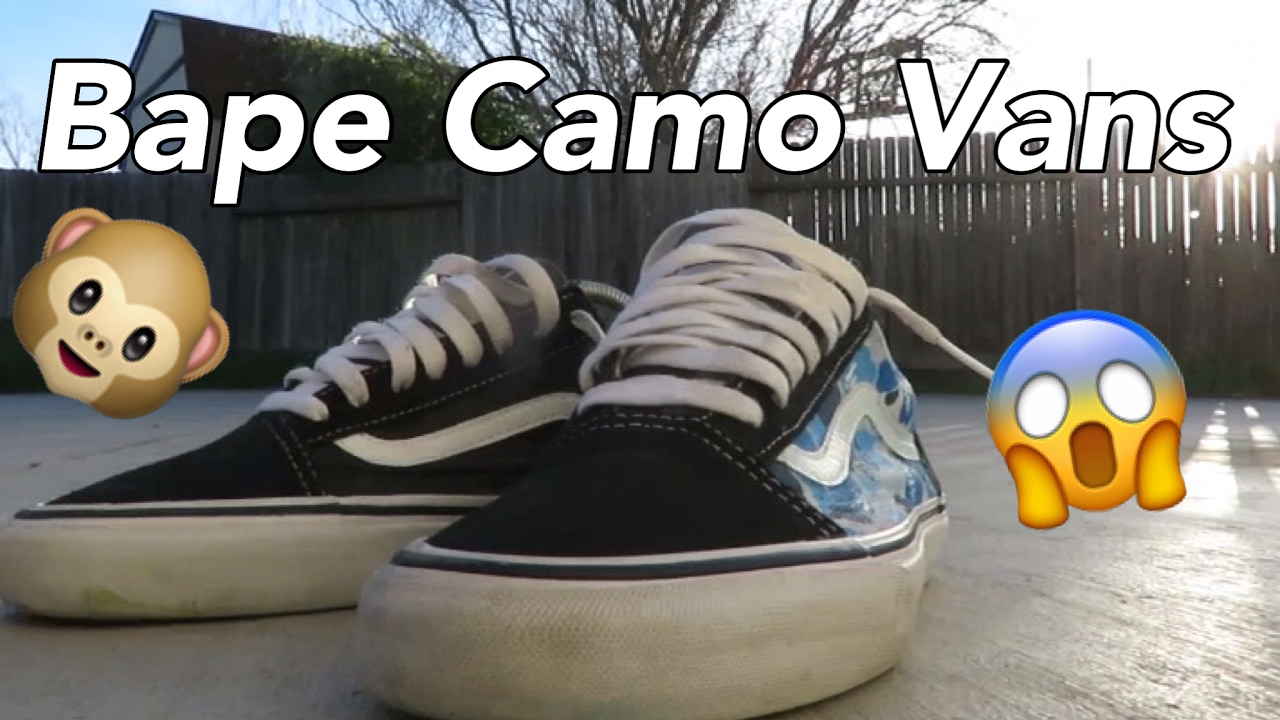 Bape Vans Custom!!