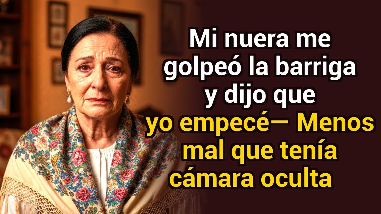 Mi nuera me golpeó el vientre y dijo que yo lo empecé — menos mal que tenía una cámara oculta