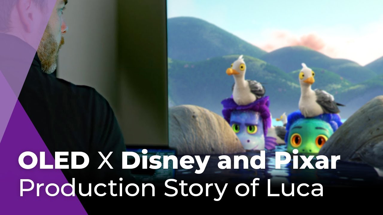 How Pixar creators created Luca with OLED | OLED X Disney and Pixar