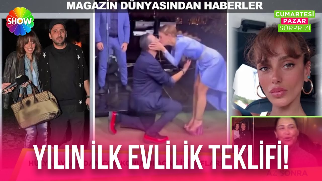 Yılın ilk evlilik teklifi Bestemsu Özdemir'e geldi!
