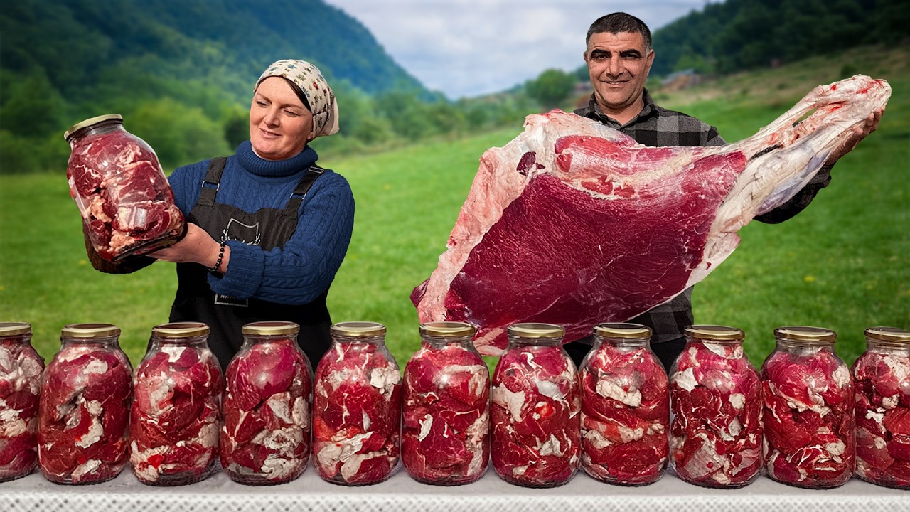 يخنة لحم بقري ضخمة تكفي لـ 100 برطمان