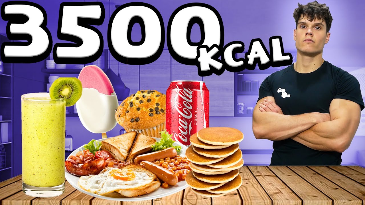 DZIEŃ JEDZENIA 3500 KCAL NA MASĘ 🔥 MAKSYMALNIE DOBRA DIETA ?
