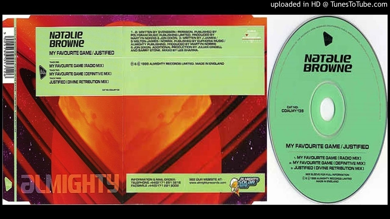 Natalie Browne &ndash; My Favourite Game (Definitive Mix &ndash; 1999)