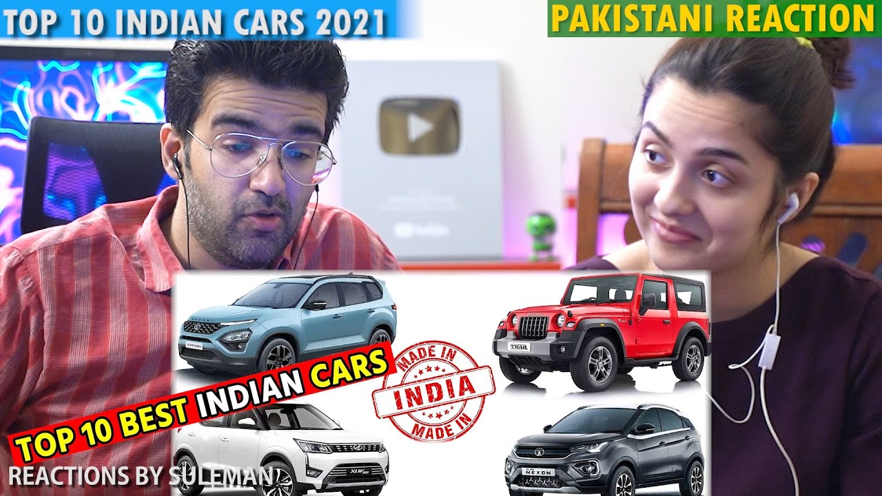 Pakistani Couple Reacts To Top 10 Indian Cars 2021 | Locally Made | भारतीय कारें 2021|safety ratings