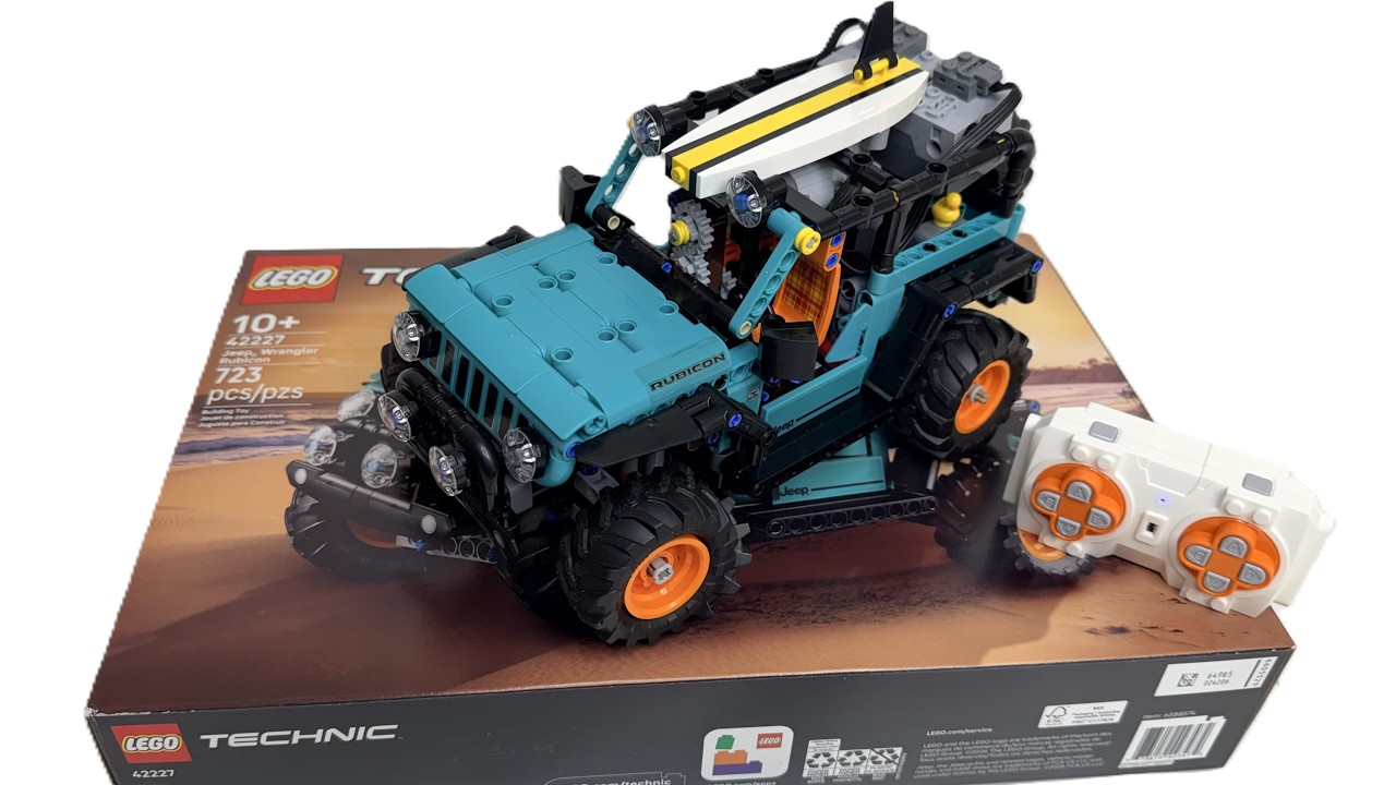 How to build and Motorize Lego Technic 42227 Jeep Wrangler Rubicon Power Functions RC Mod MOC  (4K)