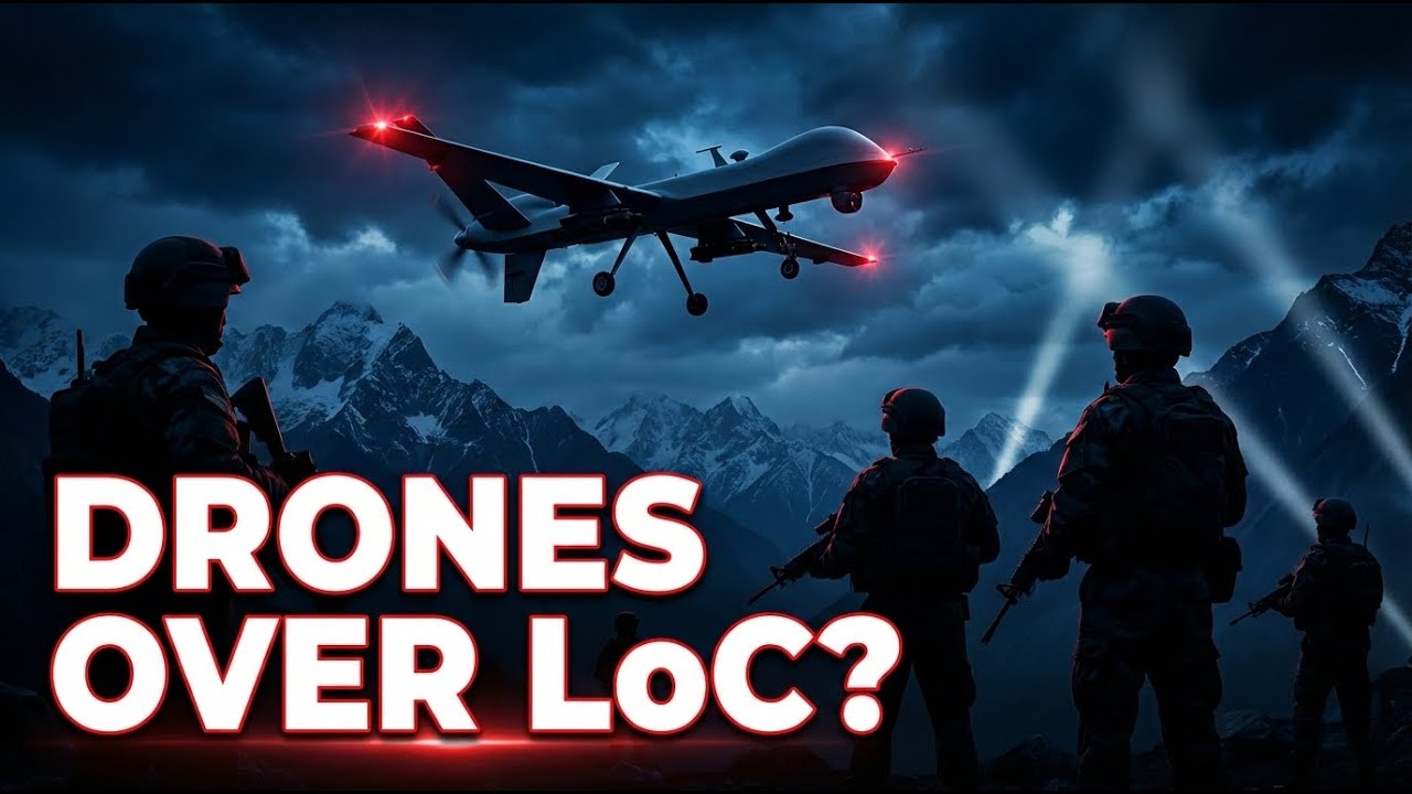 Suspected Cross-Border Drone Activity Along LoC Raises Fresh Security Concerns in Jammu and Kashmir