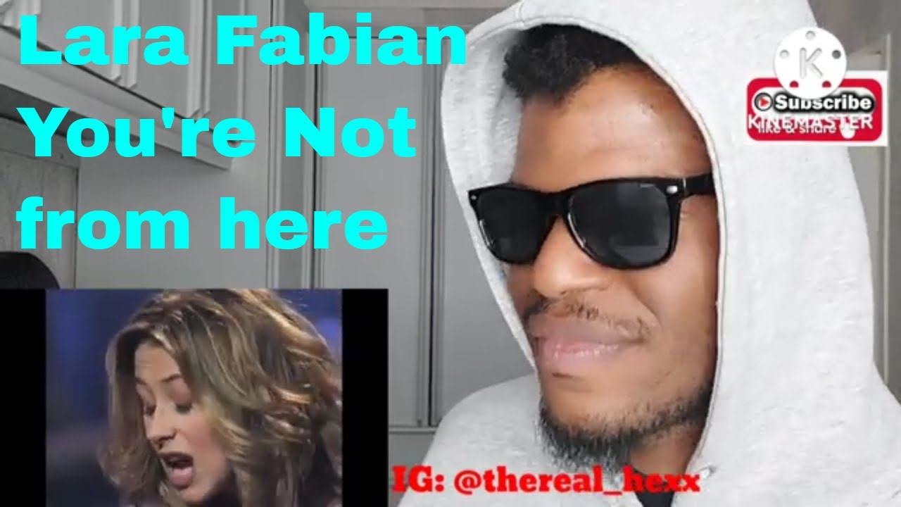 AFRICAN KID FIRST TIME REACTION TO Lara Fabian - You're not from here (SunShades Reaction)