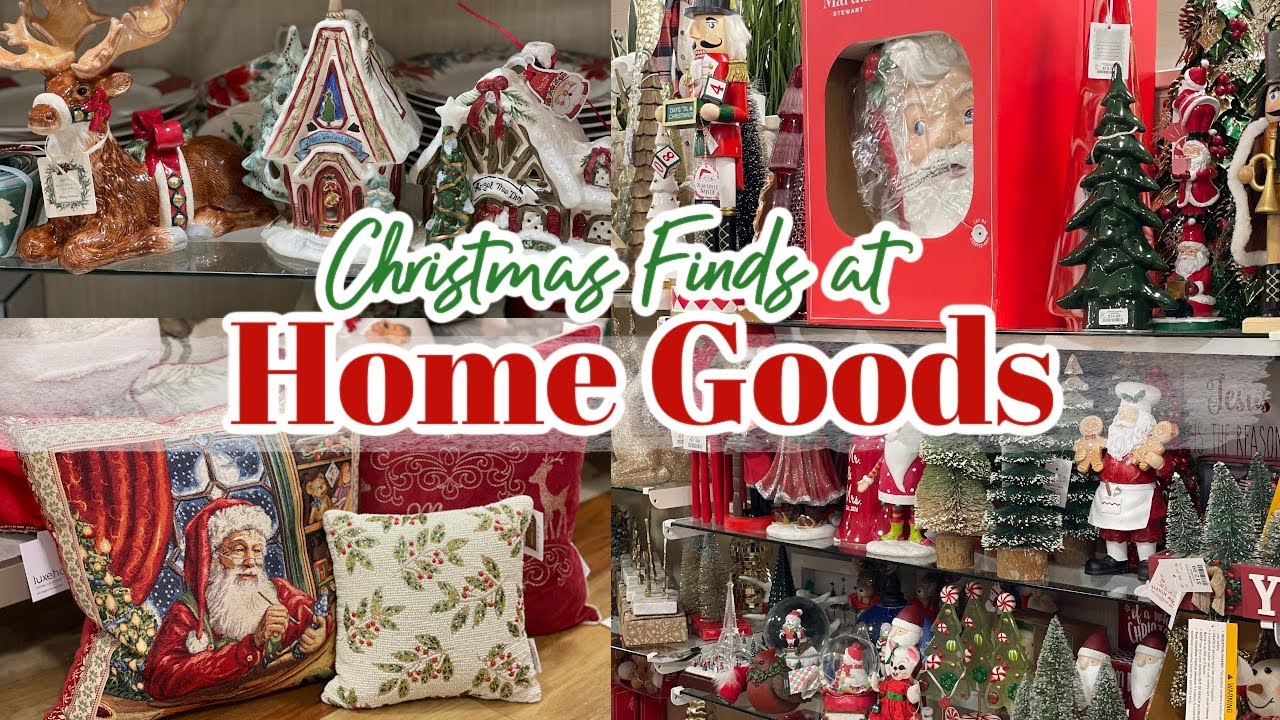 HOME GOODS CHRISTMAS FINDS! | SHOP WITH ME!
