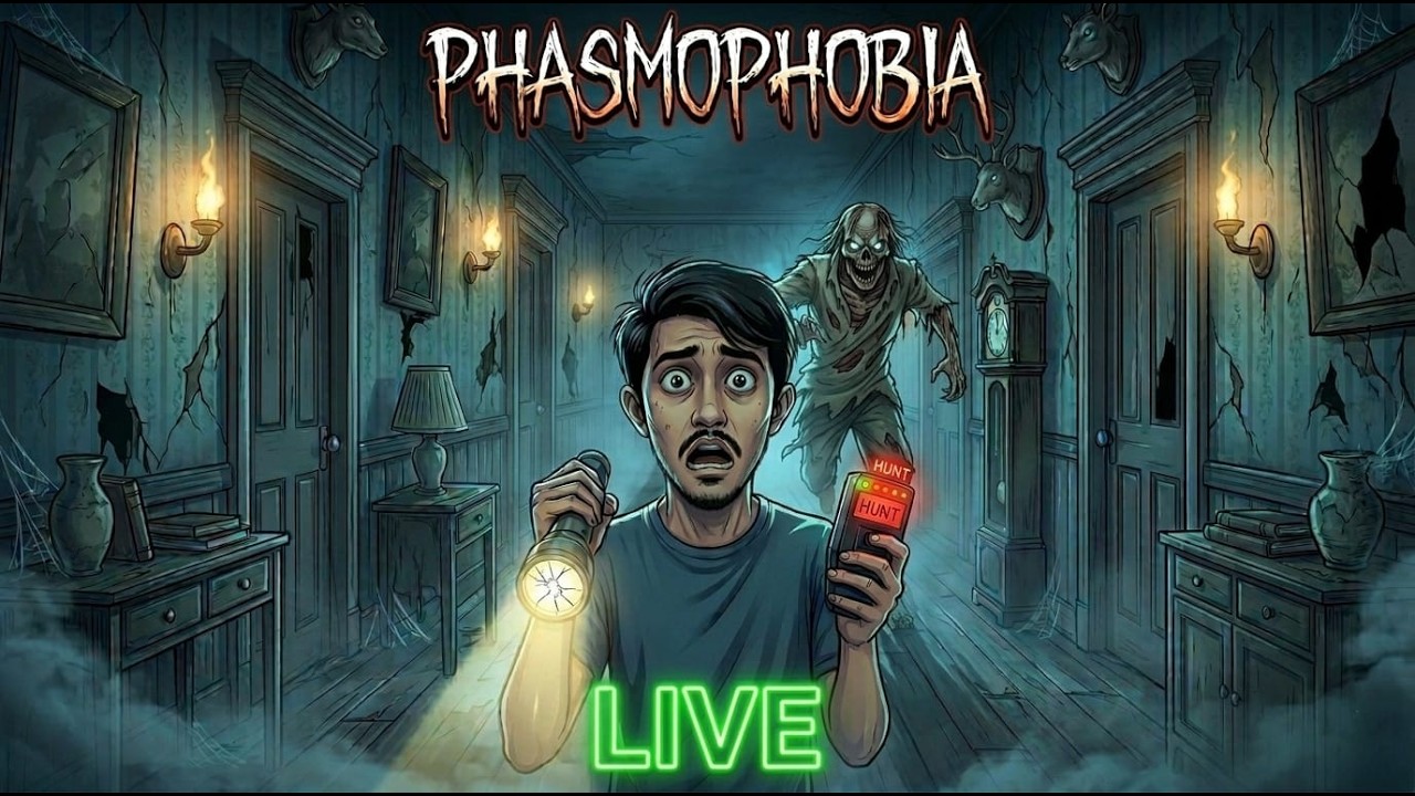 Ghost Mere Peeche Aa Gaya  | Phasmophobia LIVE Hindi
