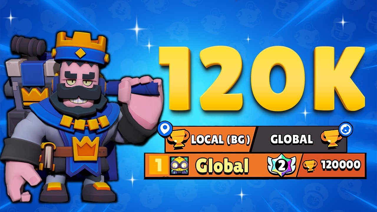 ПЪРВИЯТ БЪЛГАРИН СЪС 120 000 КУПИ В BRAWL STARS