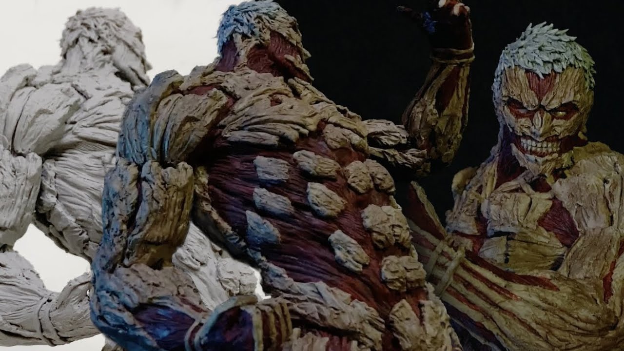 【フィギュア制作】粘土で作る。鎧の巨人(進撃の巨人)Sculpting Armored Titan | Attack On Titan | Shingeki No Kyojin