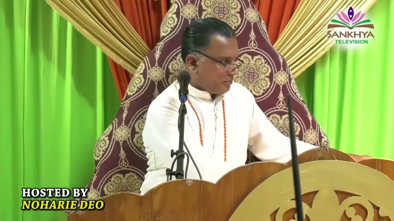 Pundit Rajendra Maharaj One Night Satsang in Gopie Trace, Debe