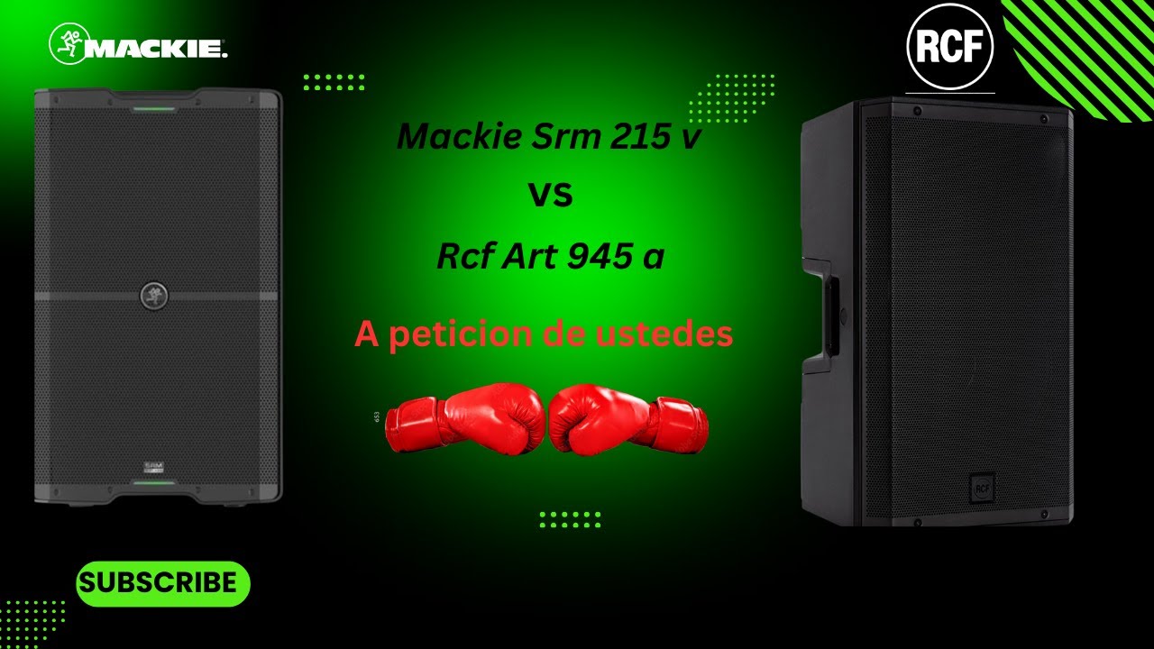 Mackie vs Rcf al Ring