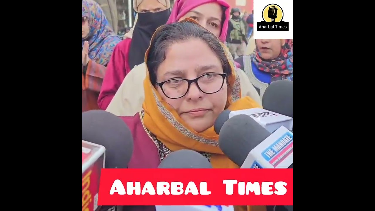 Anganwadi workers protest in Srinagar, demanding hike in wages, allowance