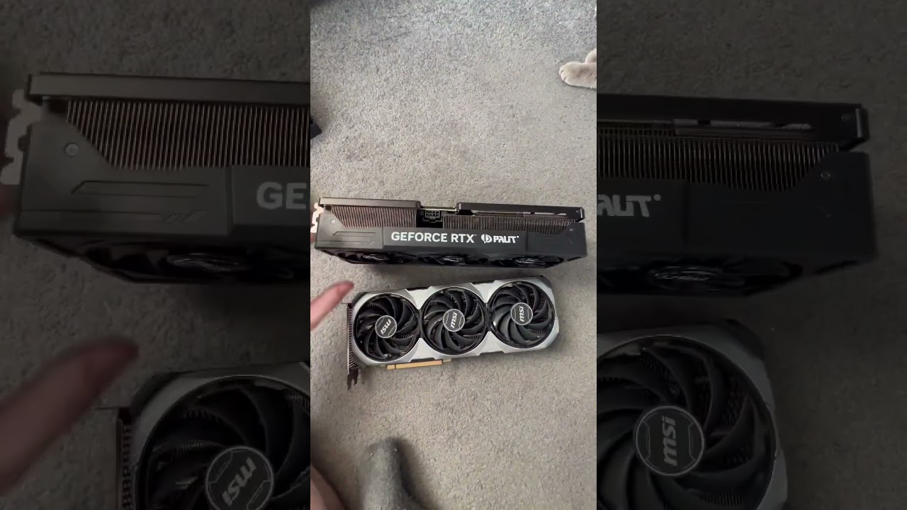 Сравнение карт rtx4070 palit jet stream vs rtx4070 msi ventus 3x