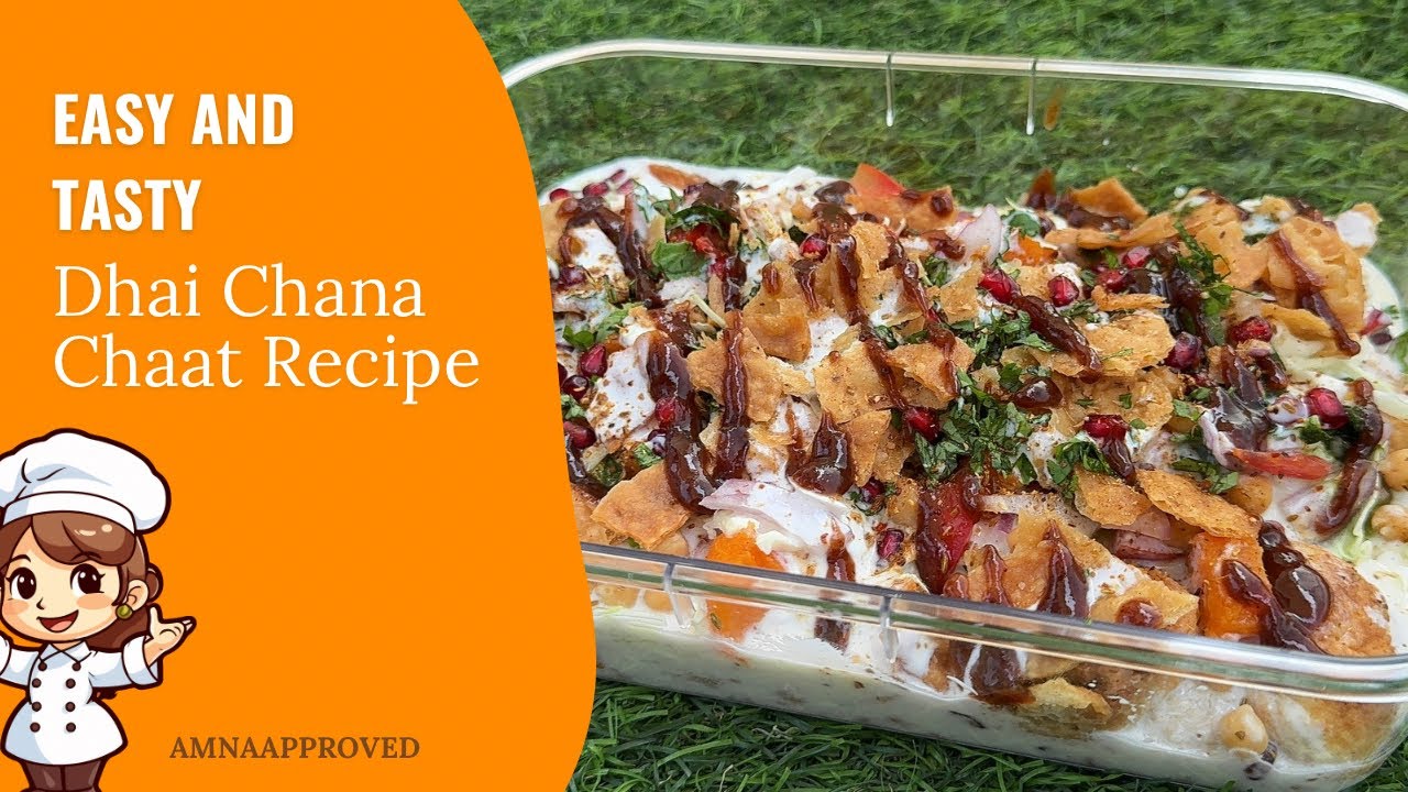 Absolutely TASTY Dhai Chana Chaat Recipe! MUST TRY Recipe