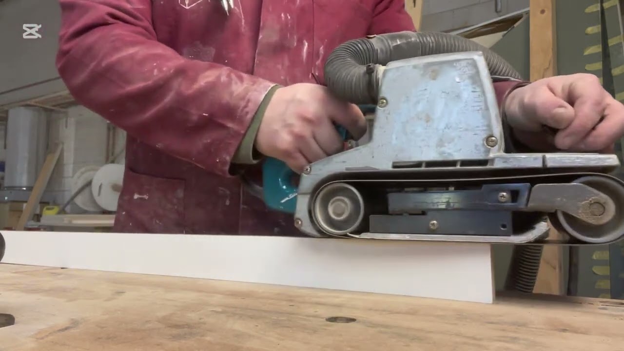 Dont feel sure about uou belt sander skills use a another piece