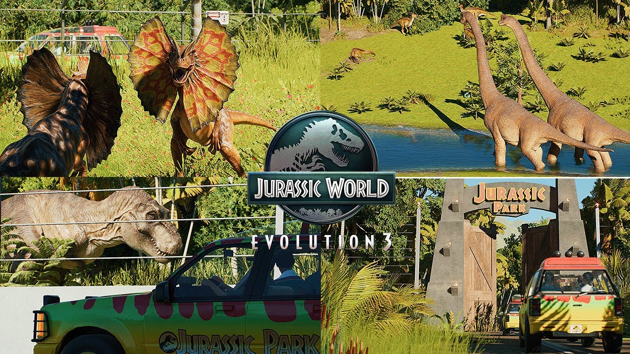 Jurassic Park (1993) in Jurassic World Evolution 3
