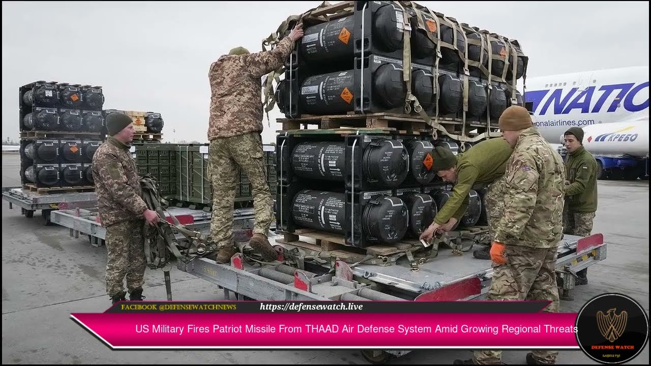 US Military Fires Patriot Missile From THAAD Air Defense System Amid Growing Regional Threats