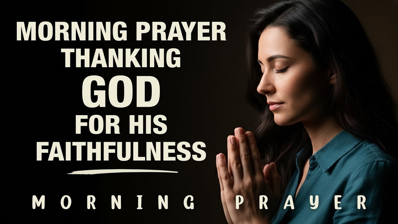 Morning Prayer: Thanking God for His Faithfulness