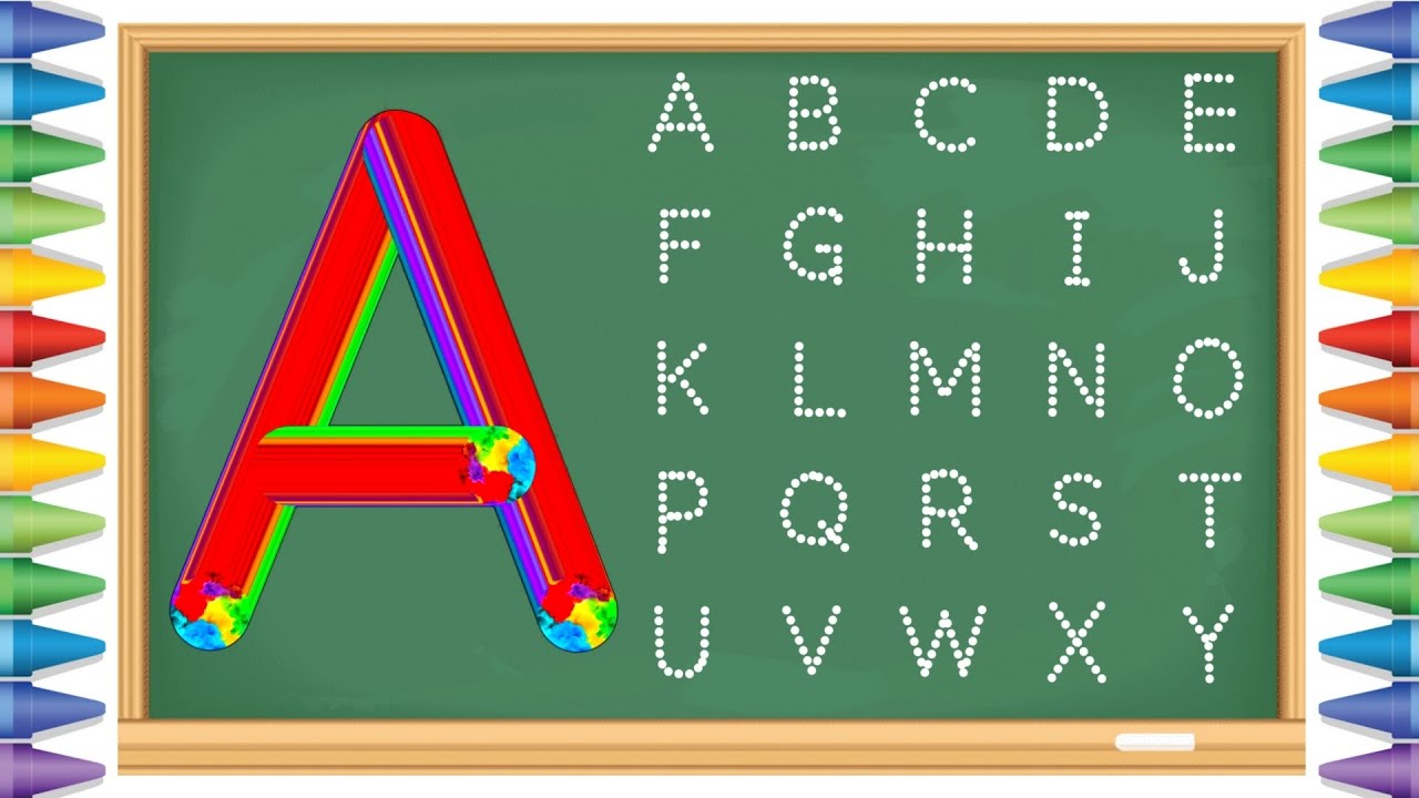[알파벳 놀이] 유아와 어린이를 위한 ABCD 대문자 A부터 Z까지 쓰기 | Kids Alphabet A to Z | abc song | a for apple | abcd song