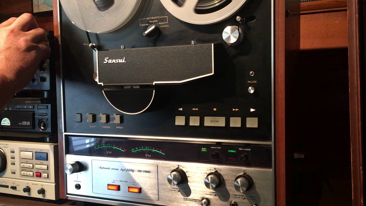 Sansui SD-7000 Reel to Reel Tape Deck.