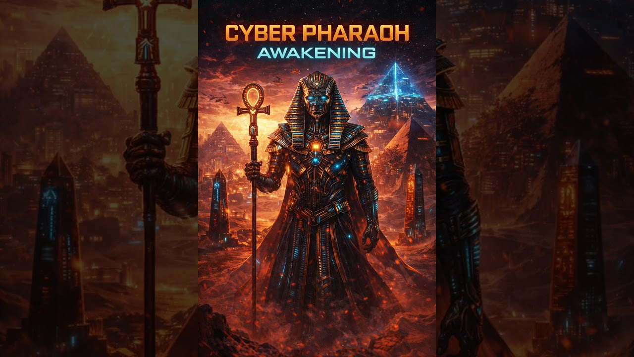 Cyber Pharaoh Awakening #music #darktechno #soundtrack 